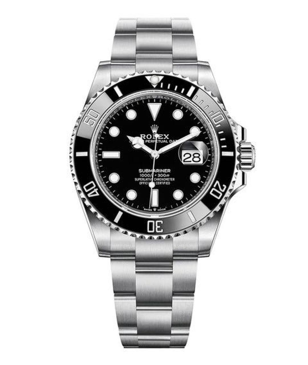 ROLEX Черные часы, фото 1
