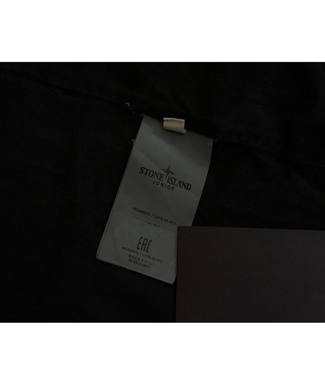 STONE ISLAND Черная куртка, фото 6