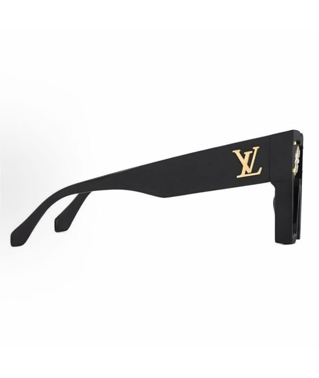 LOUIS VUITTON Черные пластиковые солнцезащитные очки, фото 3