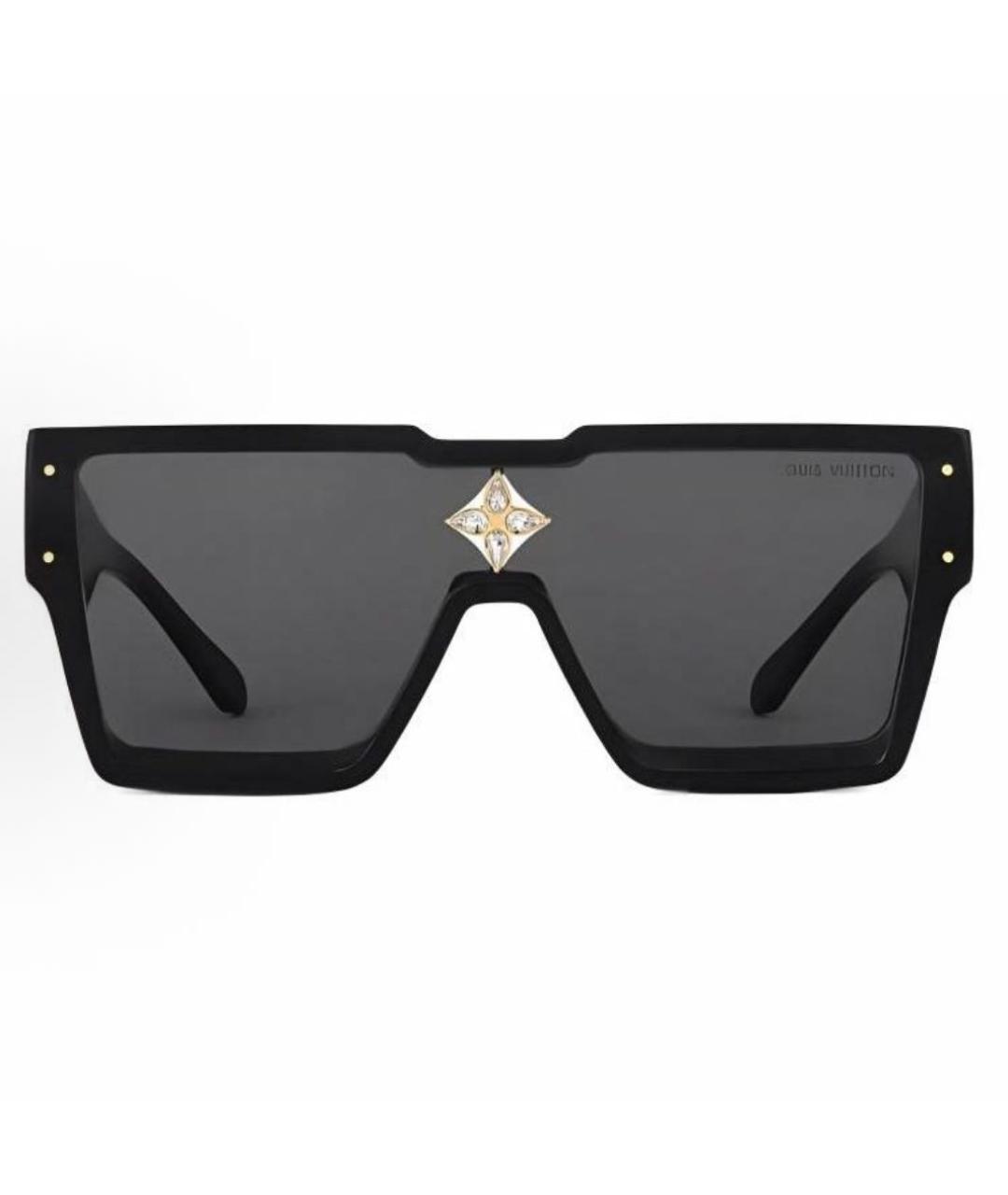 LOUIS VUITTON Черные пластиковые солнцезащитные очки, фото 2