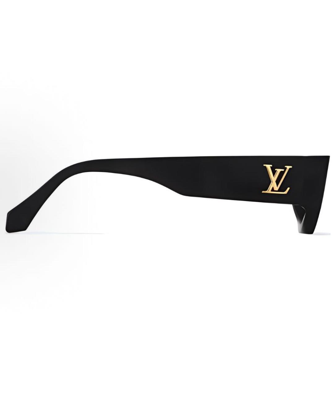 LOUIS VUITTON Черные пластиковые солнцезащитные очки, фото 3