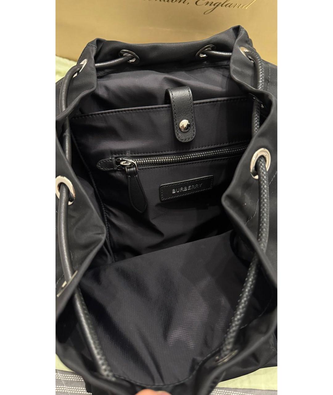 BURBERRY Черный рюкзак, фото 4