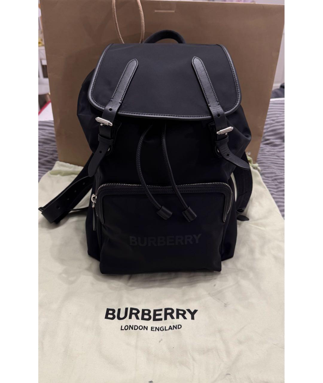 BURBERRY Черный рюкзак, фото 8