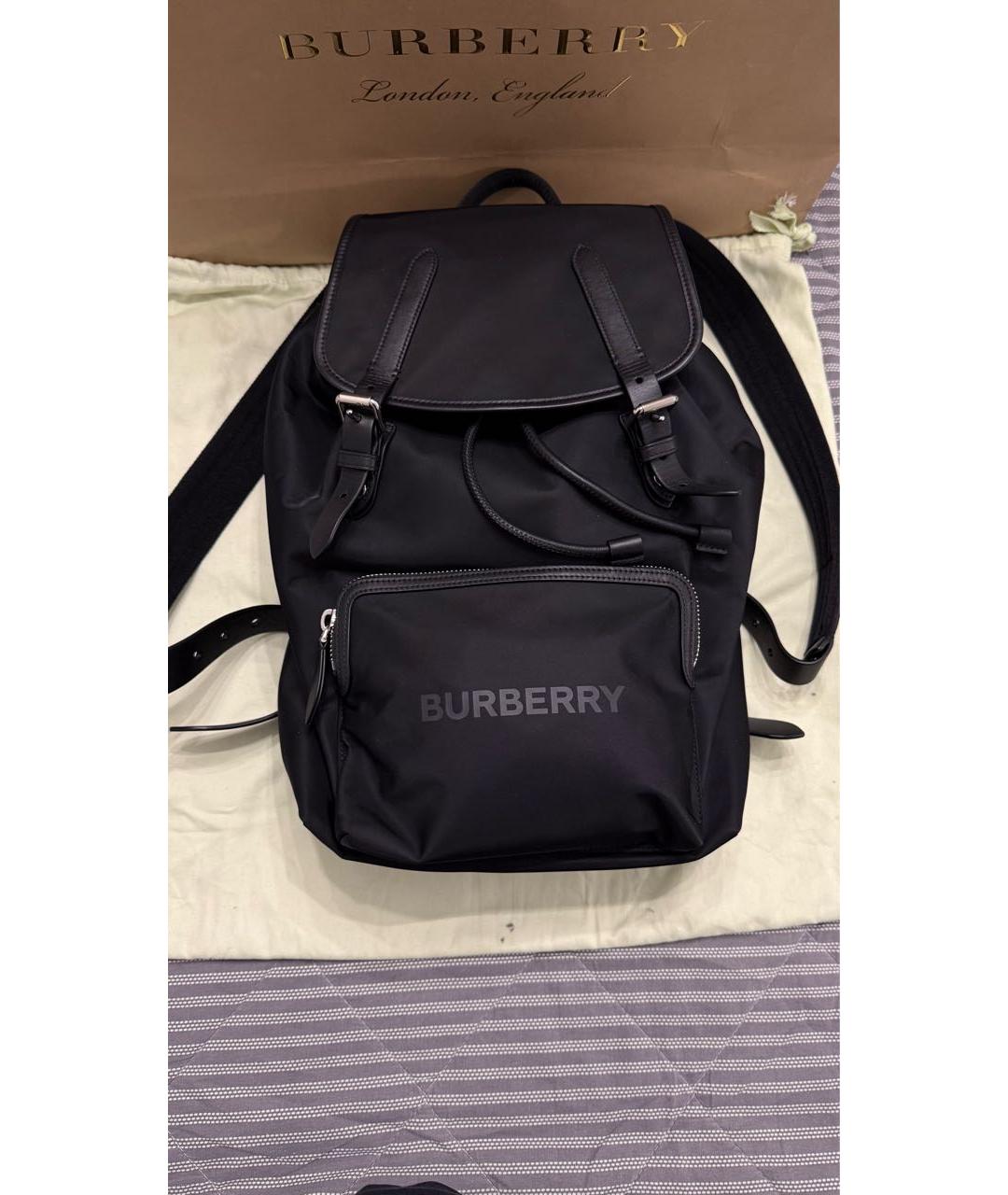 BURBERRY Черный рюкзак, фото 2