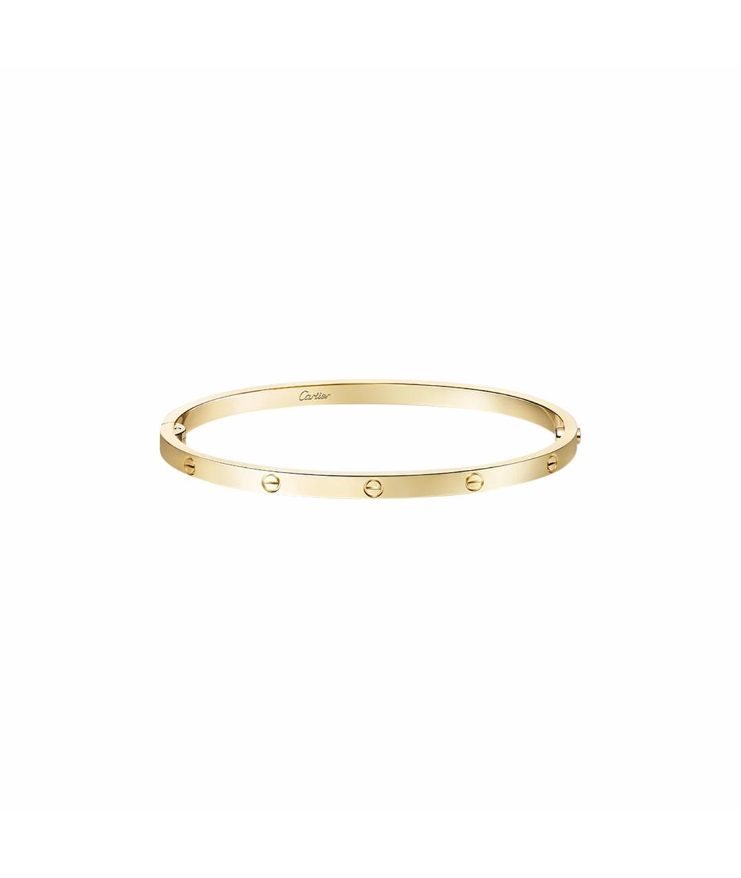 CARTIER Золотой браслет из желтого золота, фото 1