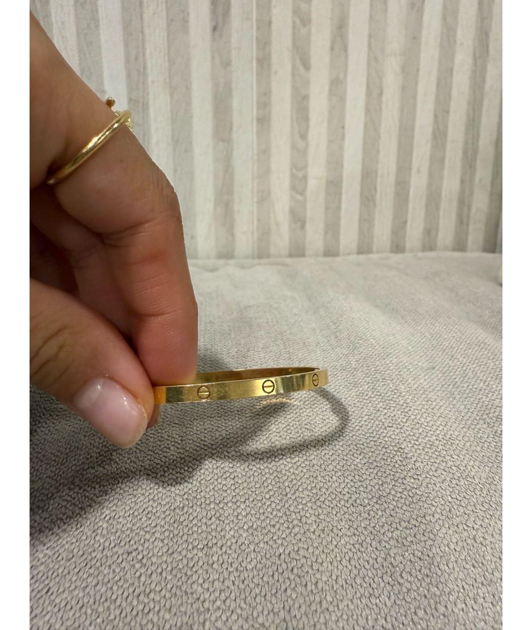 CARTIER Золотой браслет из желтого золота, фото 4