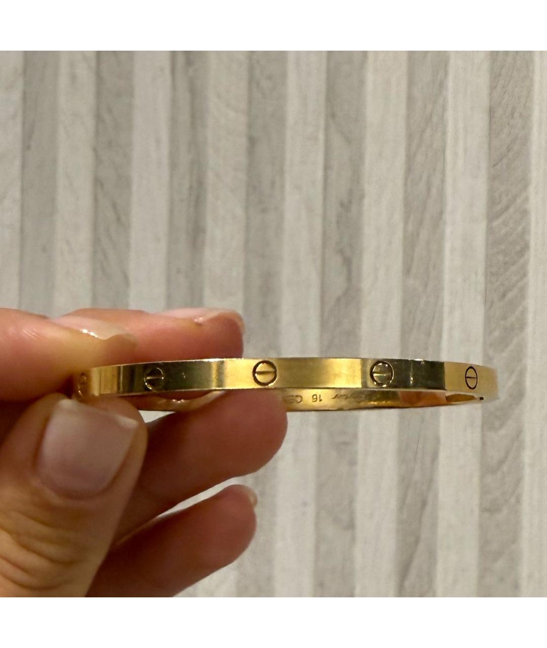 CARTIER Золотой браслет из желтого золота, фото 5