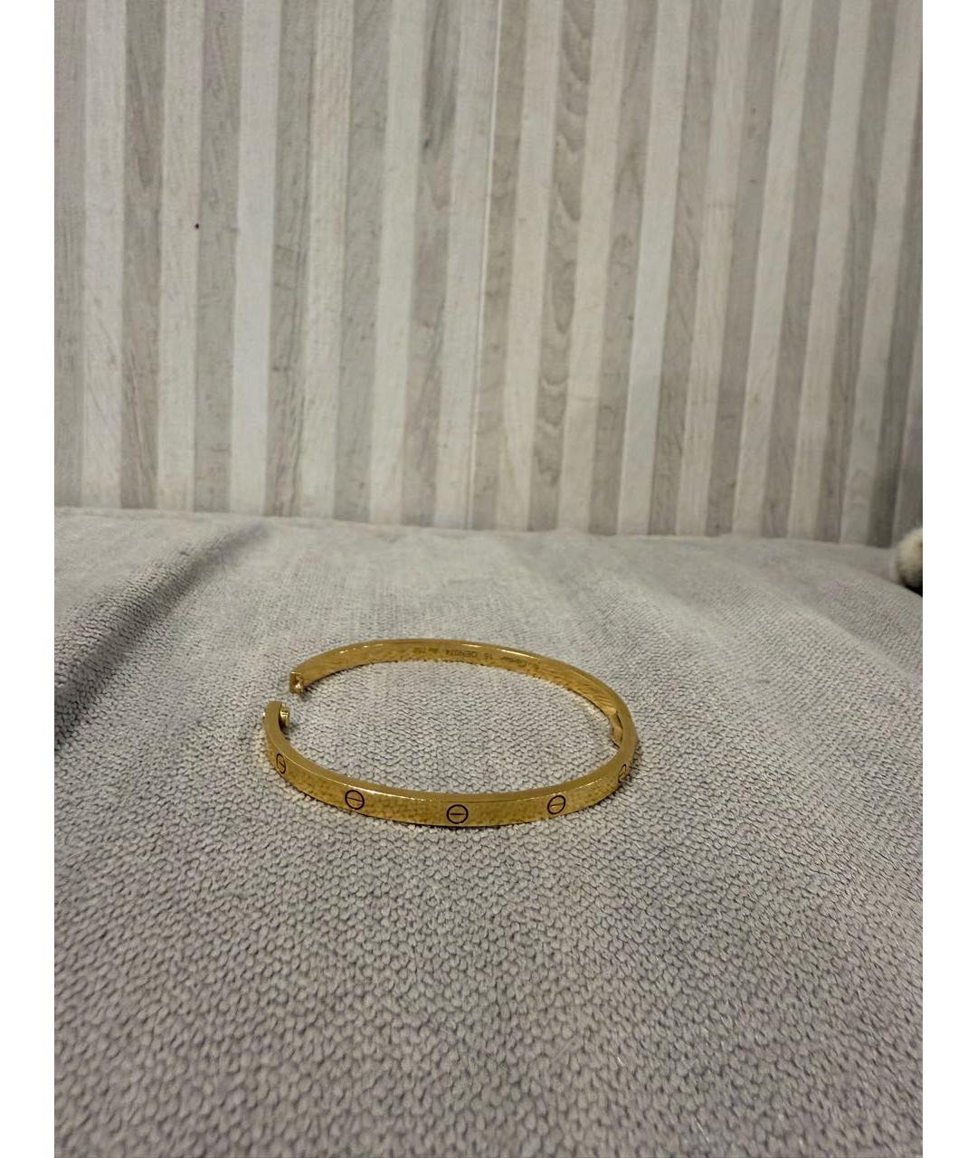 CARTIER Золотой браслет из желтого золота, фото 2