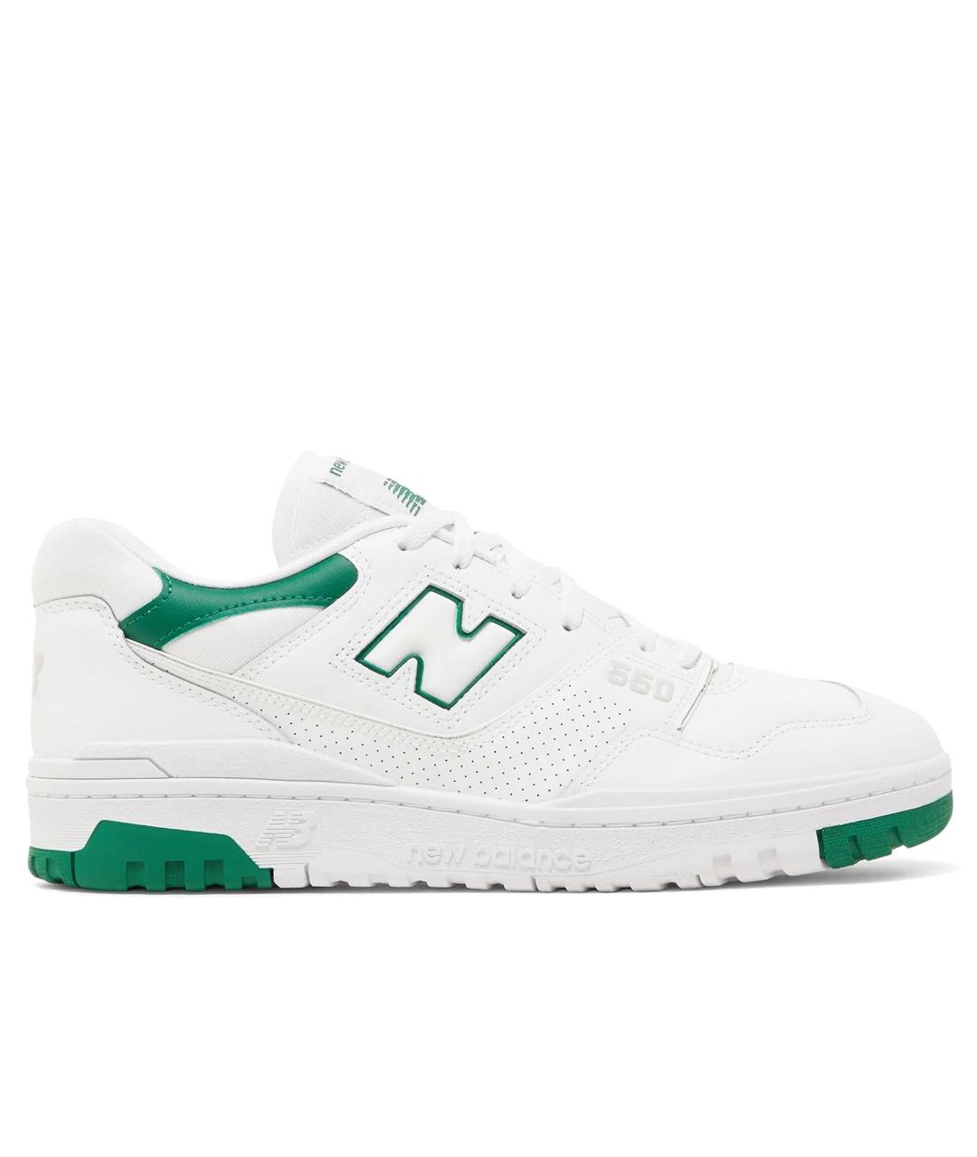 NEW BALANCE Белые кожаные кроссовки, фото 1