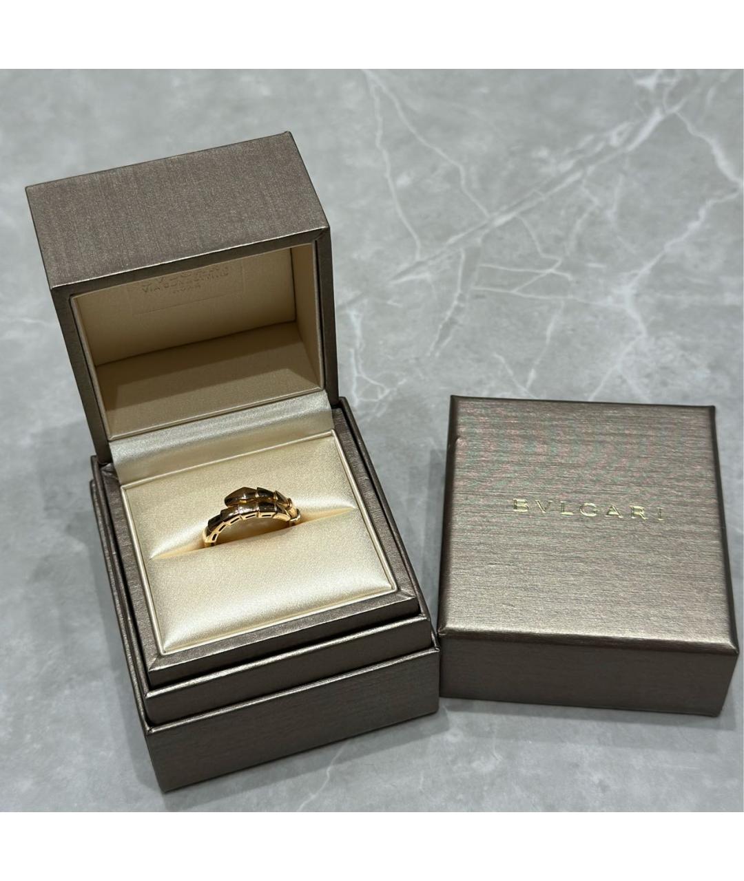 BVLGARI Золотое кольцо из розового золота, фото 5