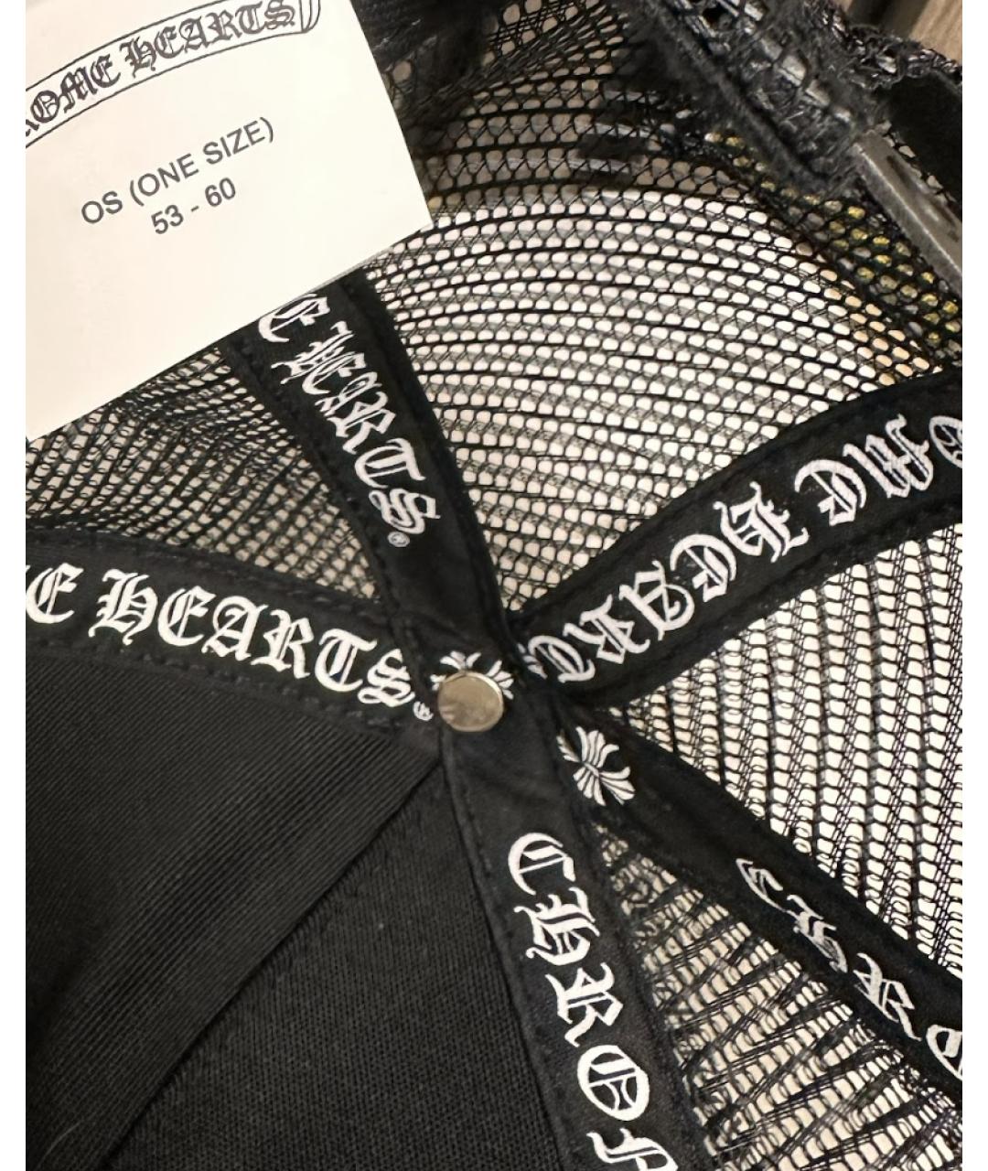 CHROME HEARTS Черная кепка/бейсболка, фото 6