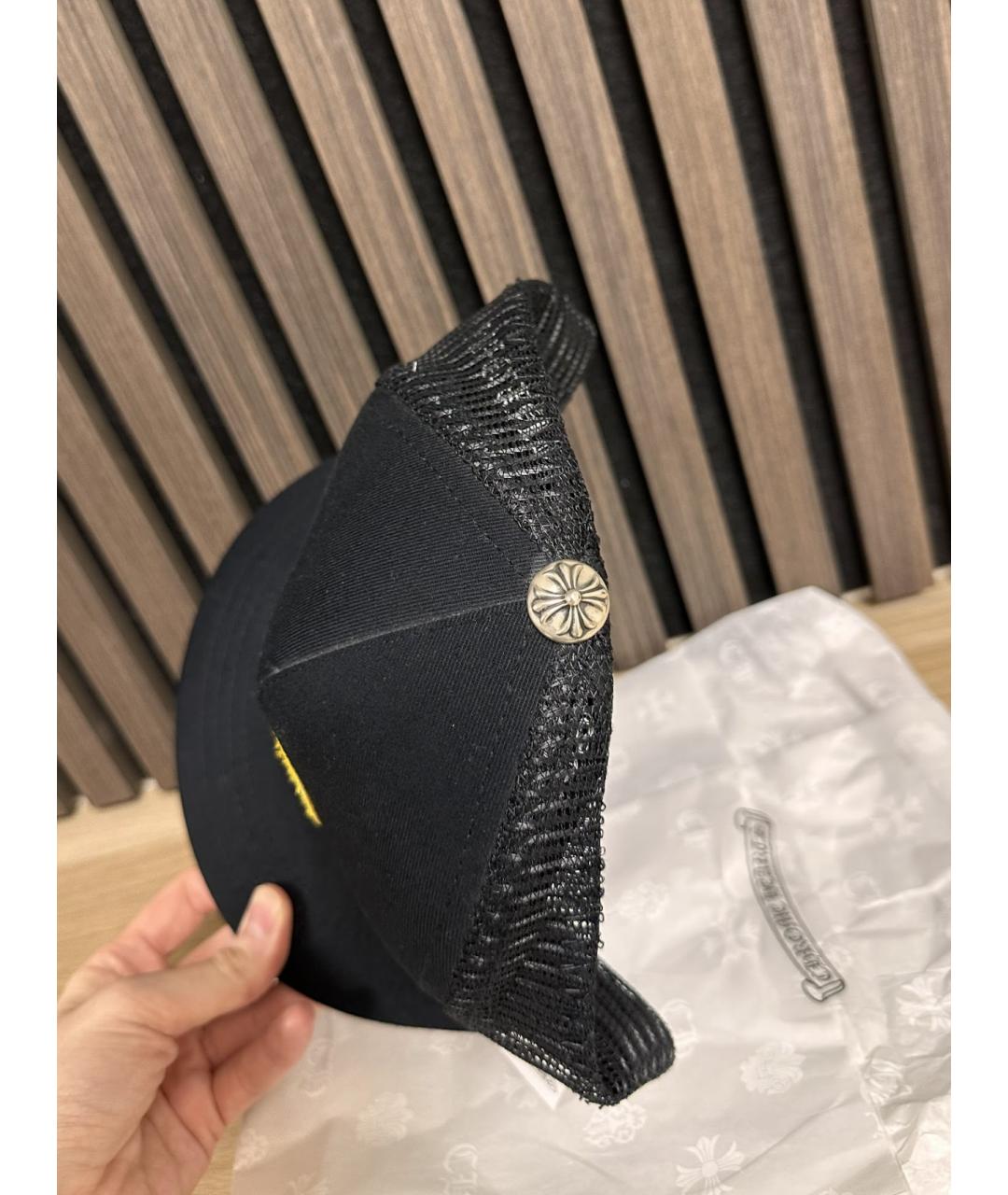 CHROME HEARTS Черная кепка/бейсболка, фото 4