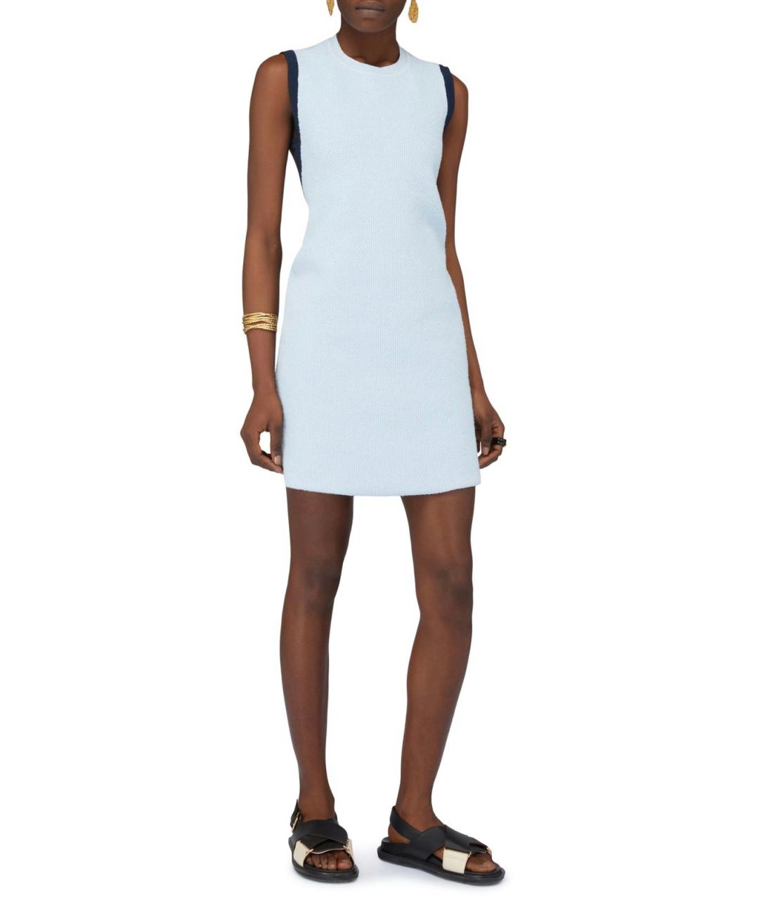 JACQUEMUS Голубое коктейльное платье, фото 3
