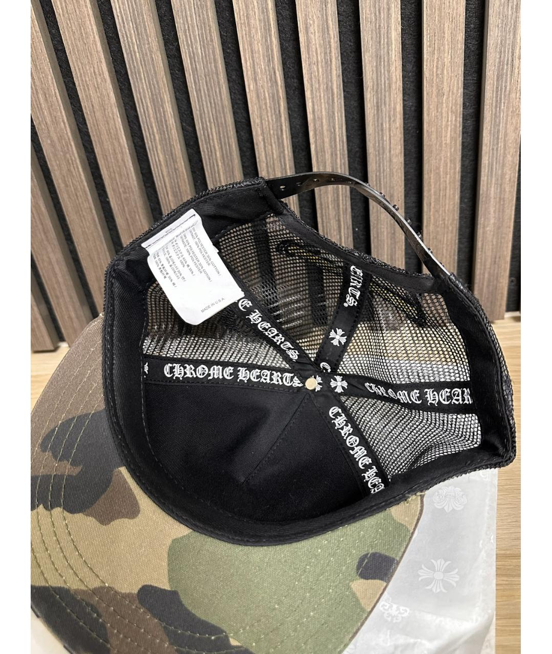 CHROME HEARTS Хаки кепка/бейсболка, фото 5