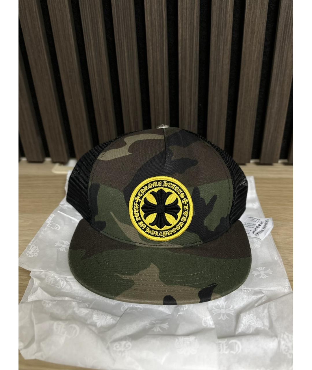 CHROME HEARTS Хаки кепка/бейсболка, фото 7
