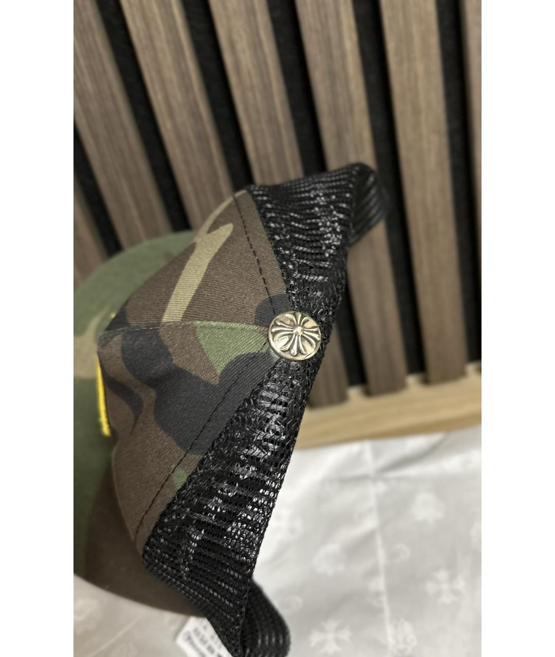 CHROME HEARTS Хаки кепка/бейсболка, фото 4