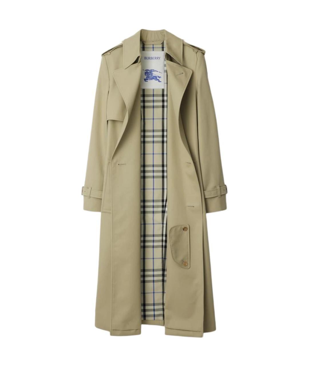 BURBERRY Коричневый тренч/плащ, фото 2