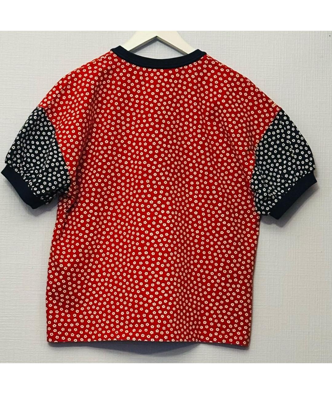 KENZO Красная хлопковая футболка, фото 2
