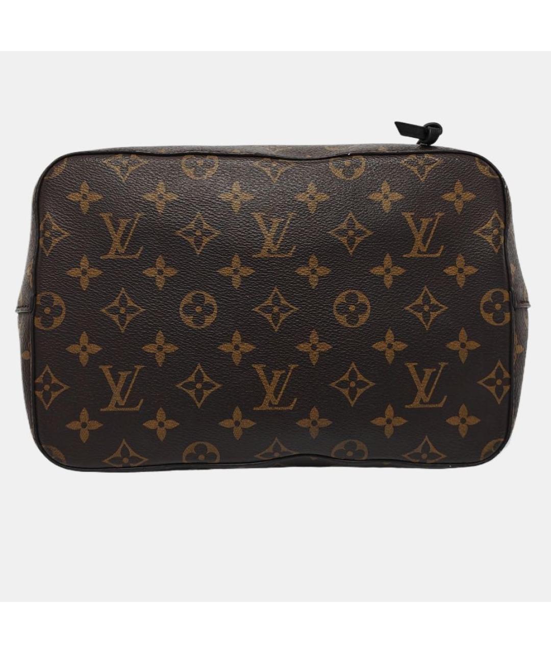 LOUIS VUITTON Коричневая кожаная сумка тоут, фото 4