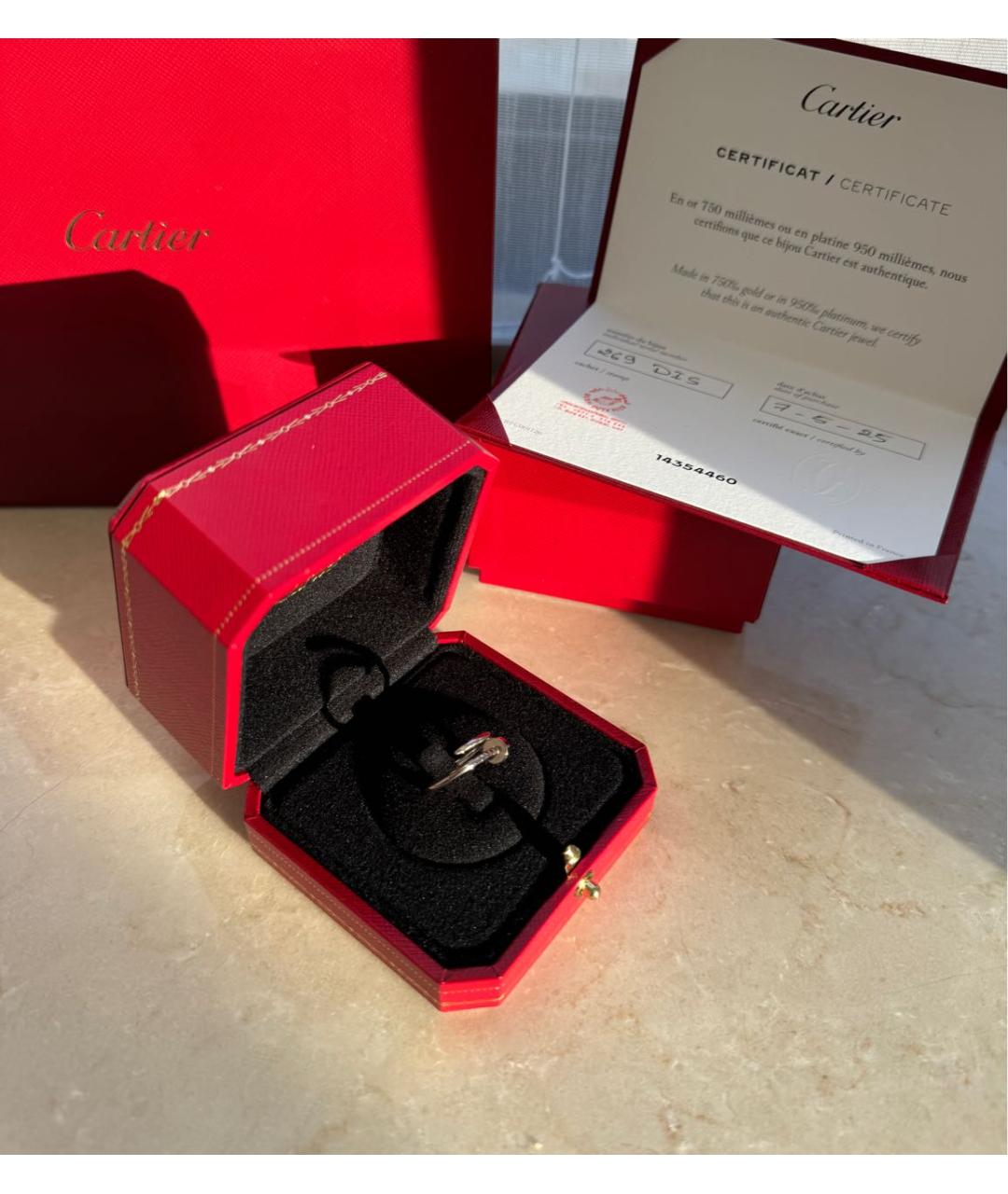 CARTIER Кольцо из белого золота, фото 3