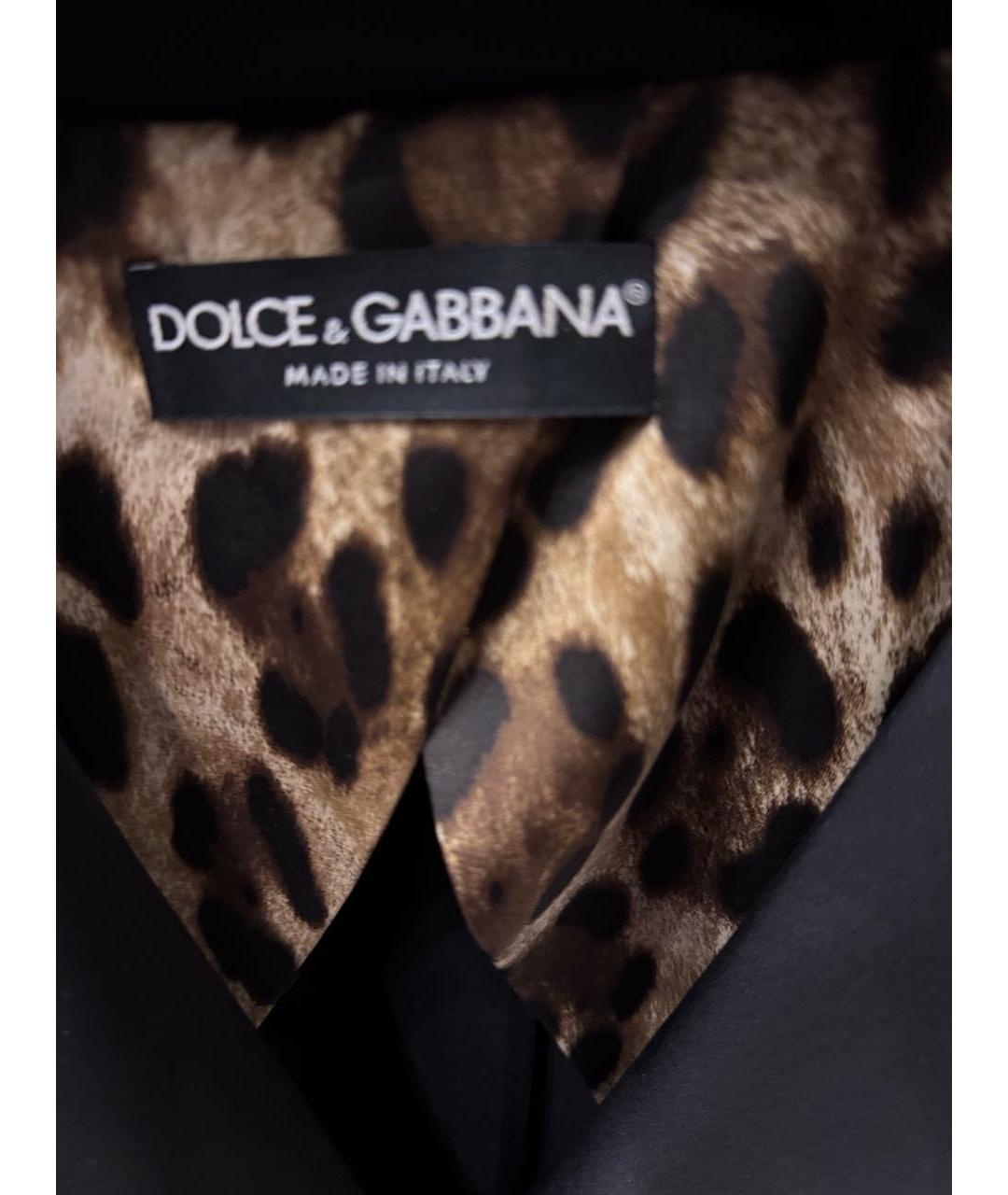 DOLCE&GABBANA Черные шерстяные капри, фото 3