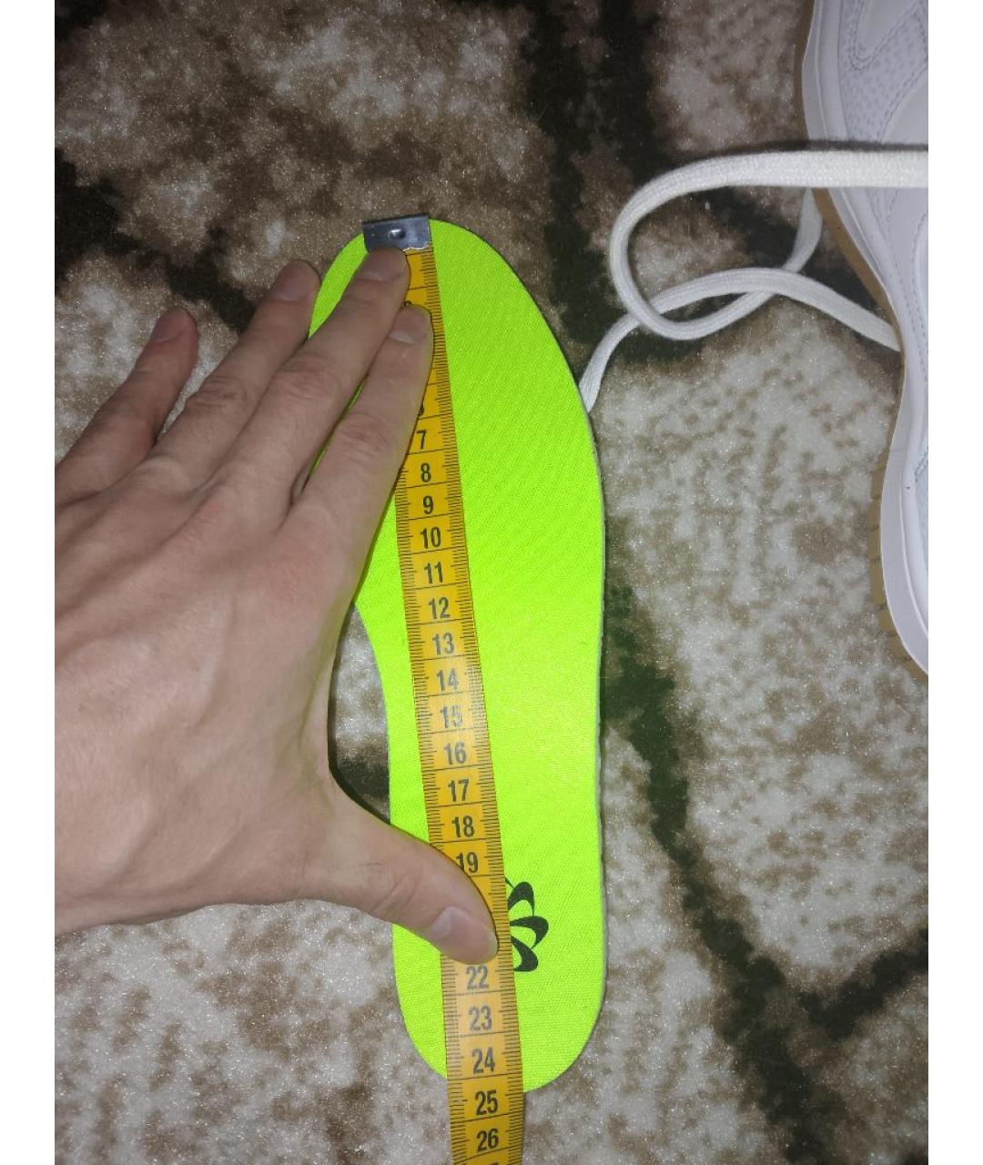 NIKE Белые кожаные кроссовки, фото 8