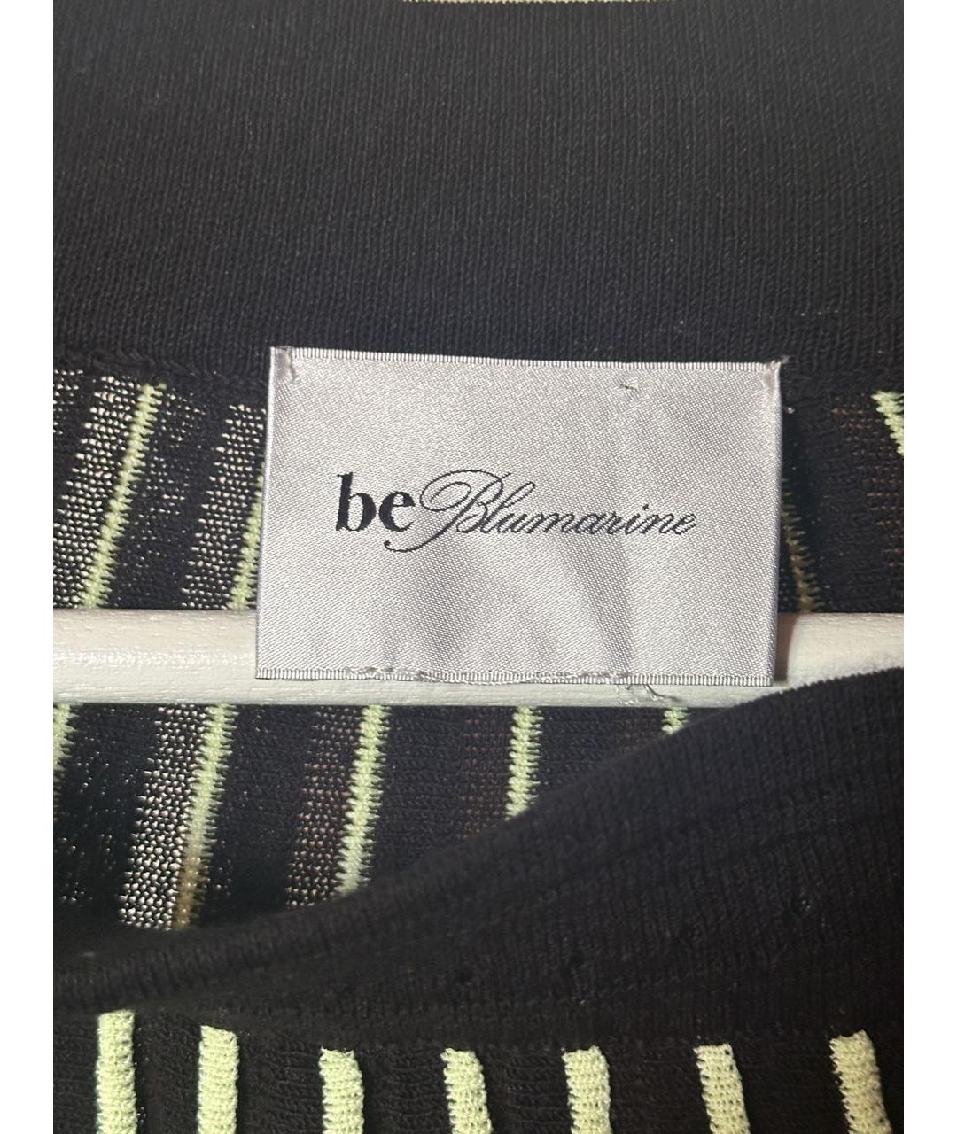 BLUMARINE Черная юбка миди, фото 3