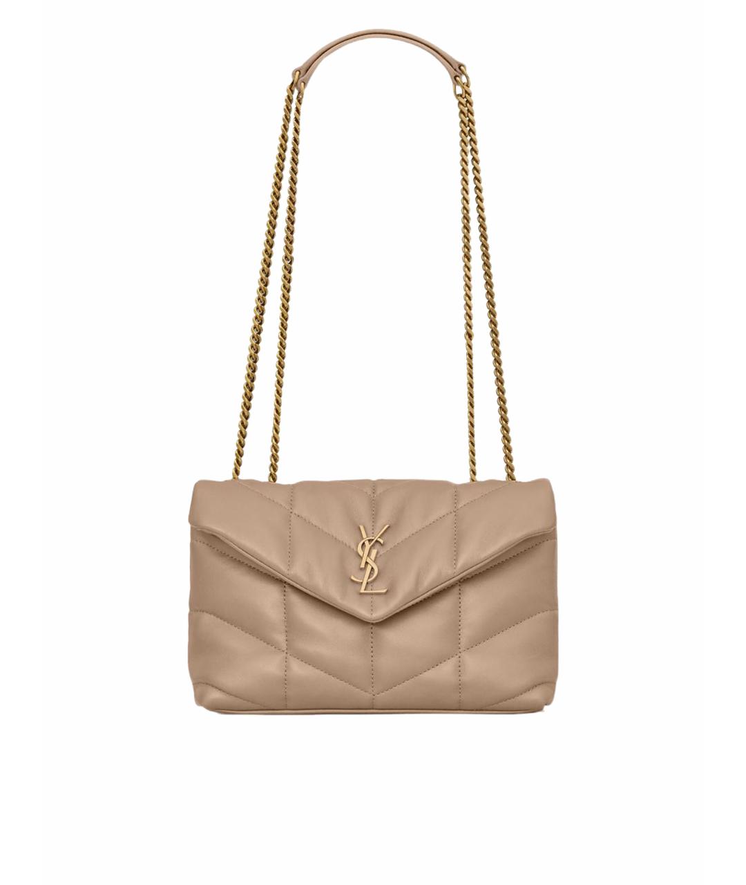 SAINT LAURENT Коричневая сумка через плечо, фото 1