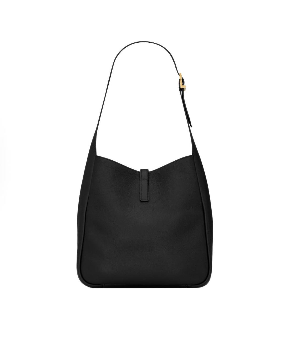 SAINT LAURENT Черная кожаная сумка через плечо, фото 4