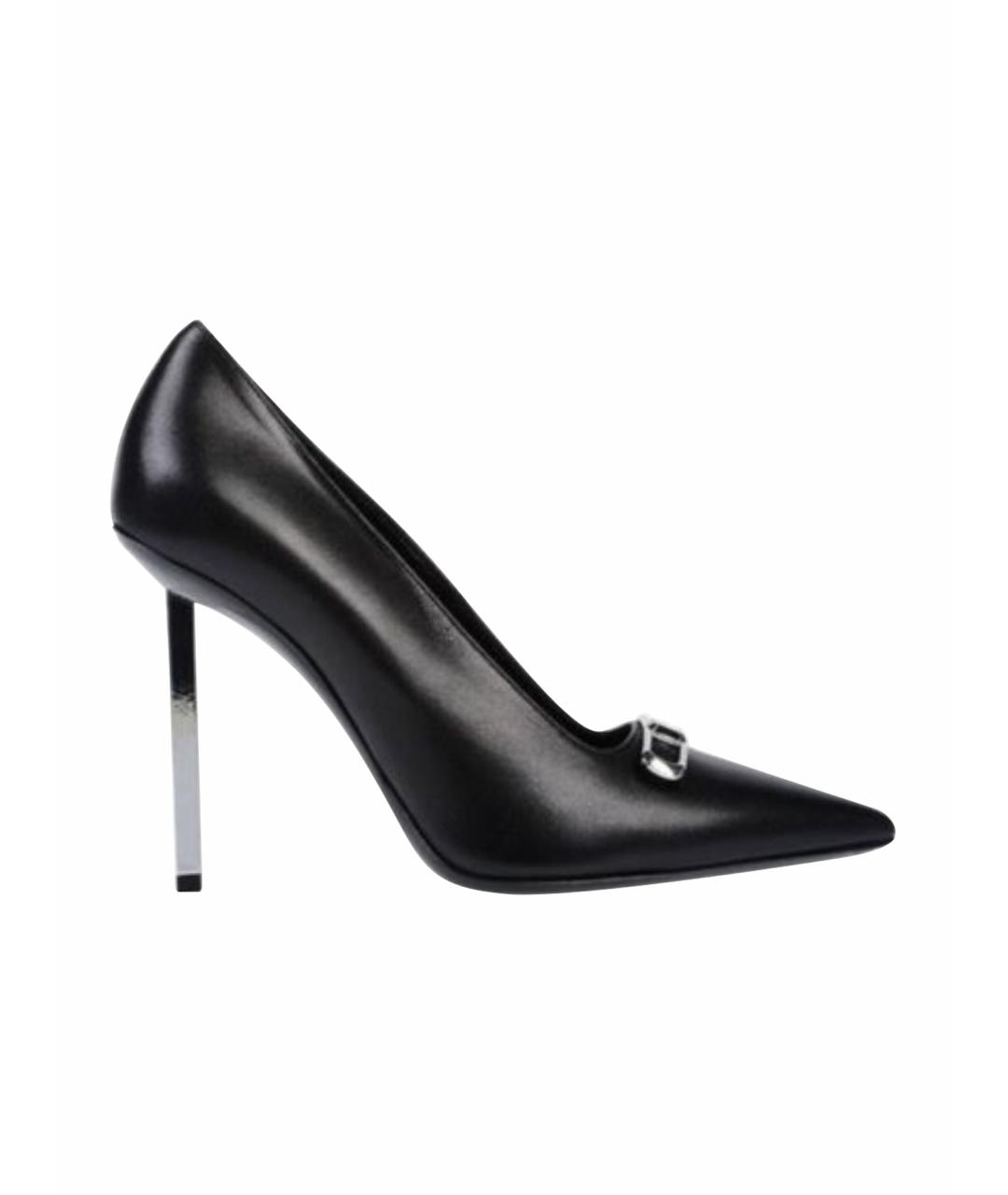 ALEXANDER WANG Черные кожаные туфли, фото 1