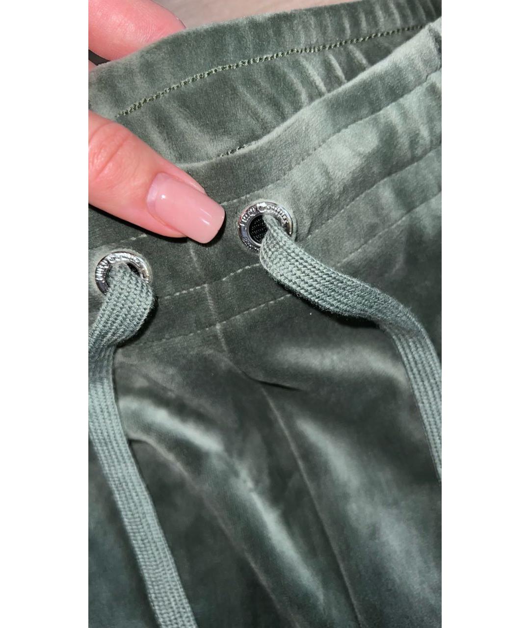 JUICY COUTURE Зеленый велюровый спортивные костюмы, фото 6