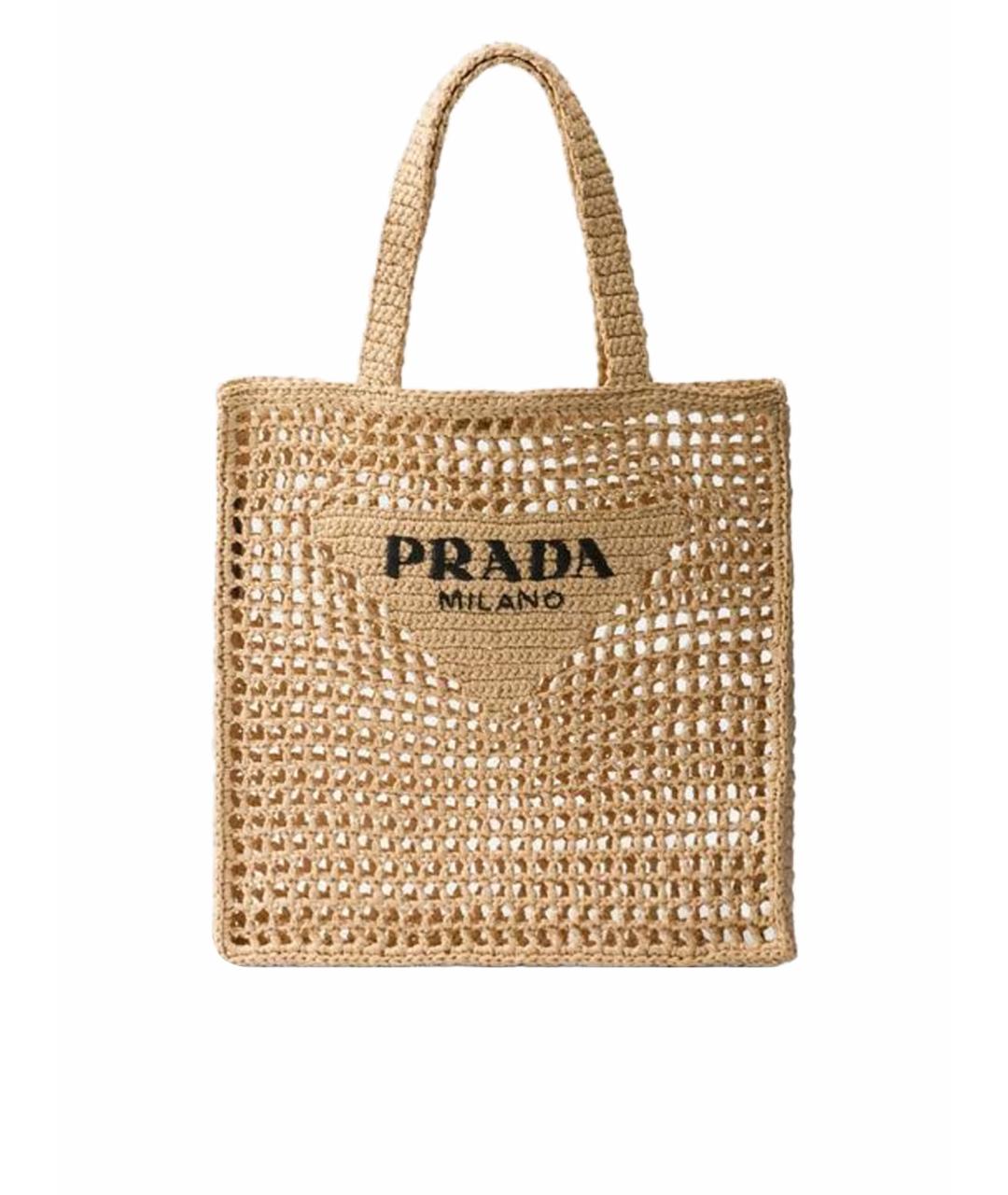 PRADA Бежевая сумка тоут, фото 1