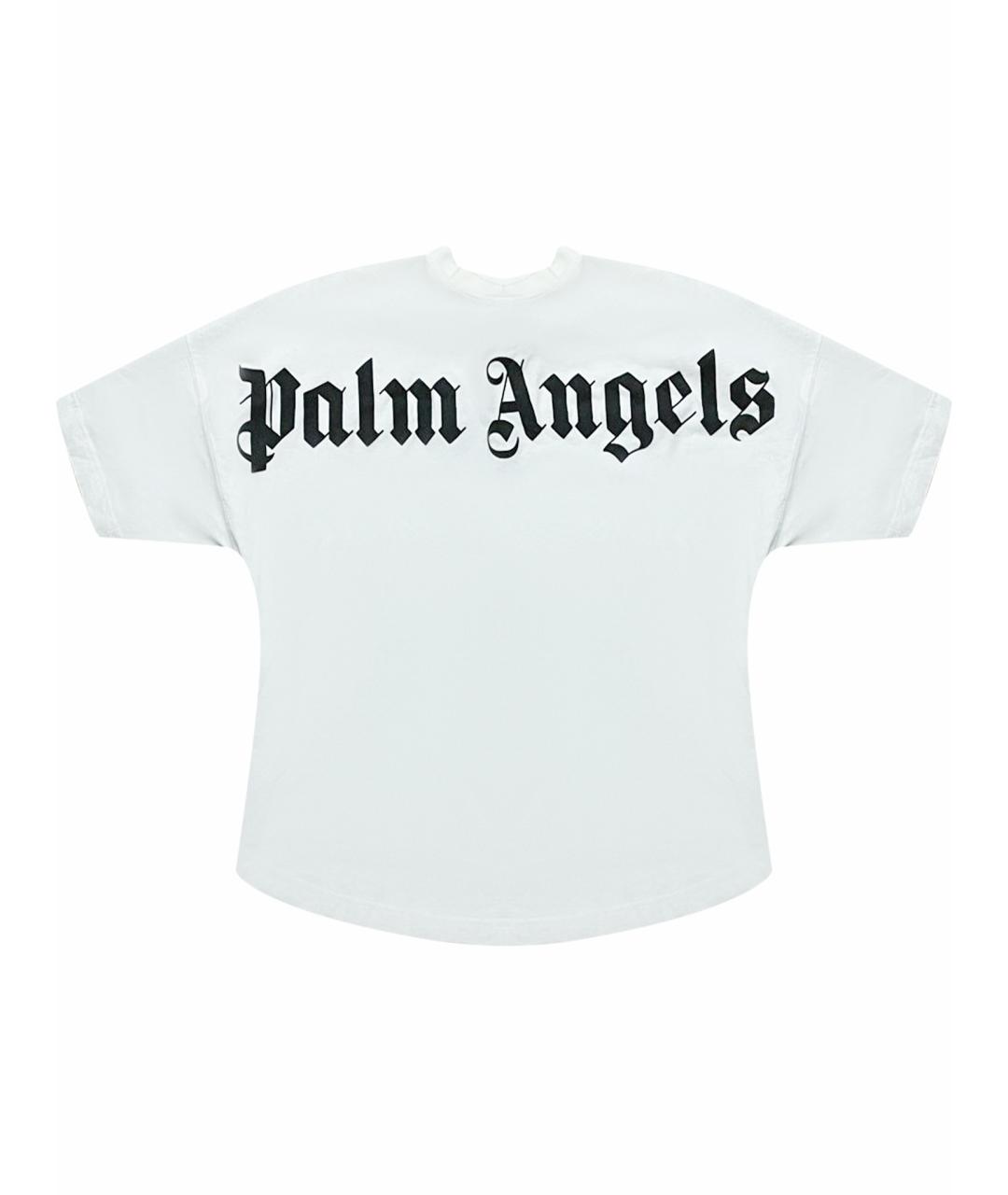 PALM ANGELS Белая хлопковая футболка, фото 1