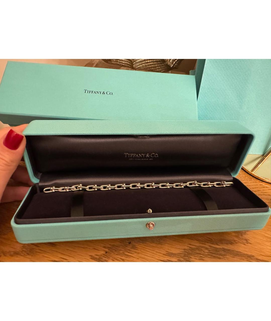 TIFFANY&CO Серебрянный серебряный браслет, фото 4