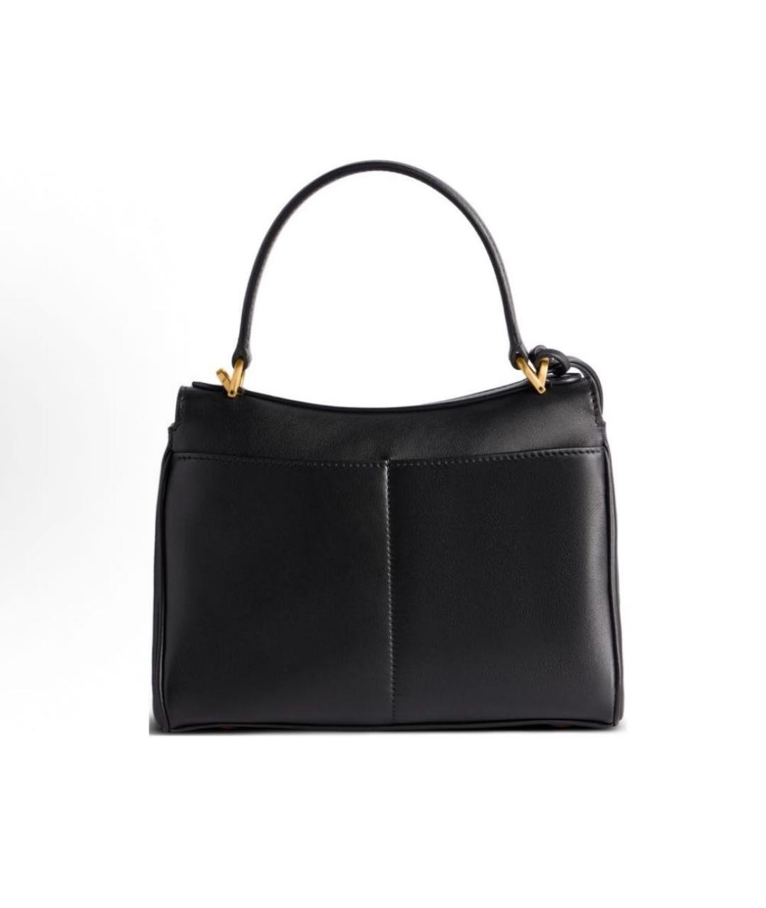 BALENCIAGA Черная кожаная сумка с короткими ручками, фото 5