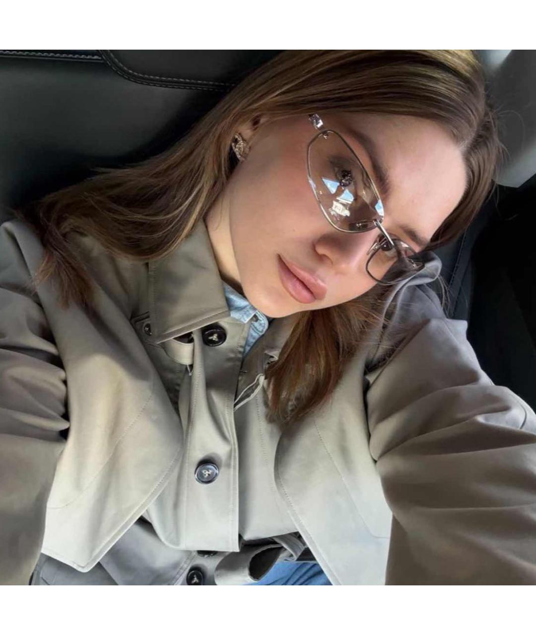 MIU MIU Серебряные солнцезащитные очки, фото 7