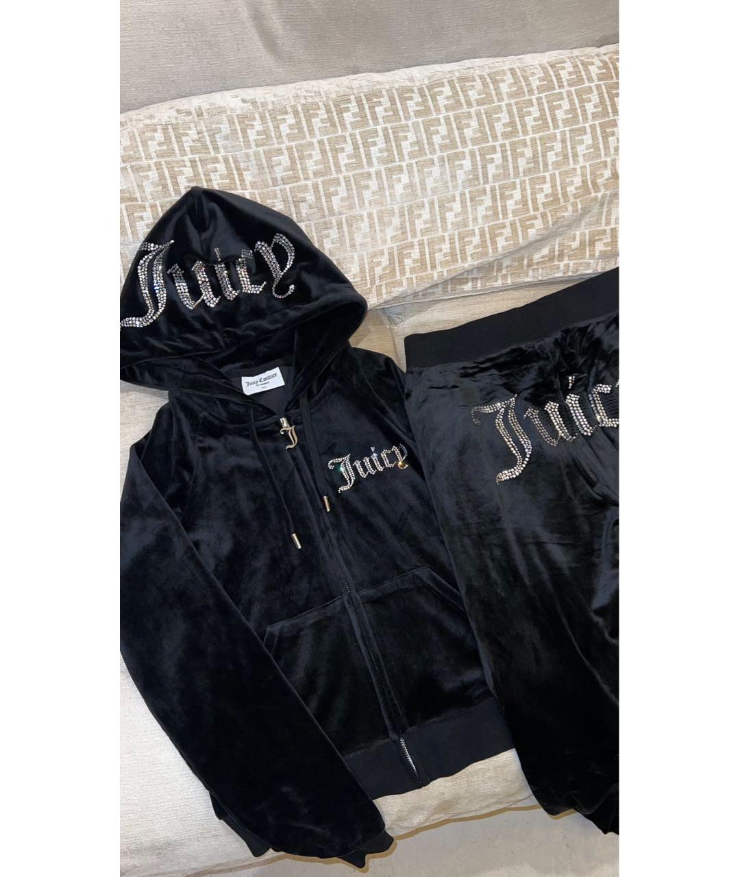 JUICY COUTURE Черный полиэстеровый спортивные костюмы, фото 2