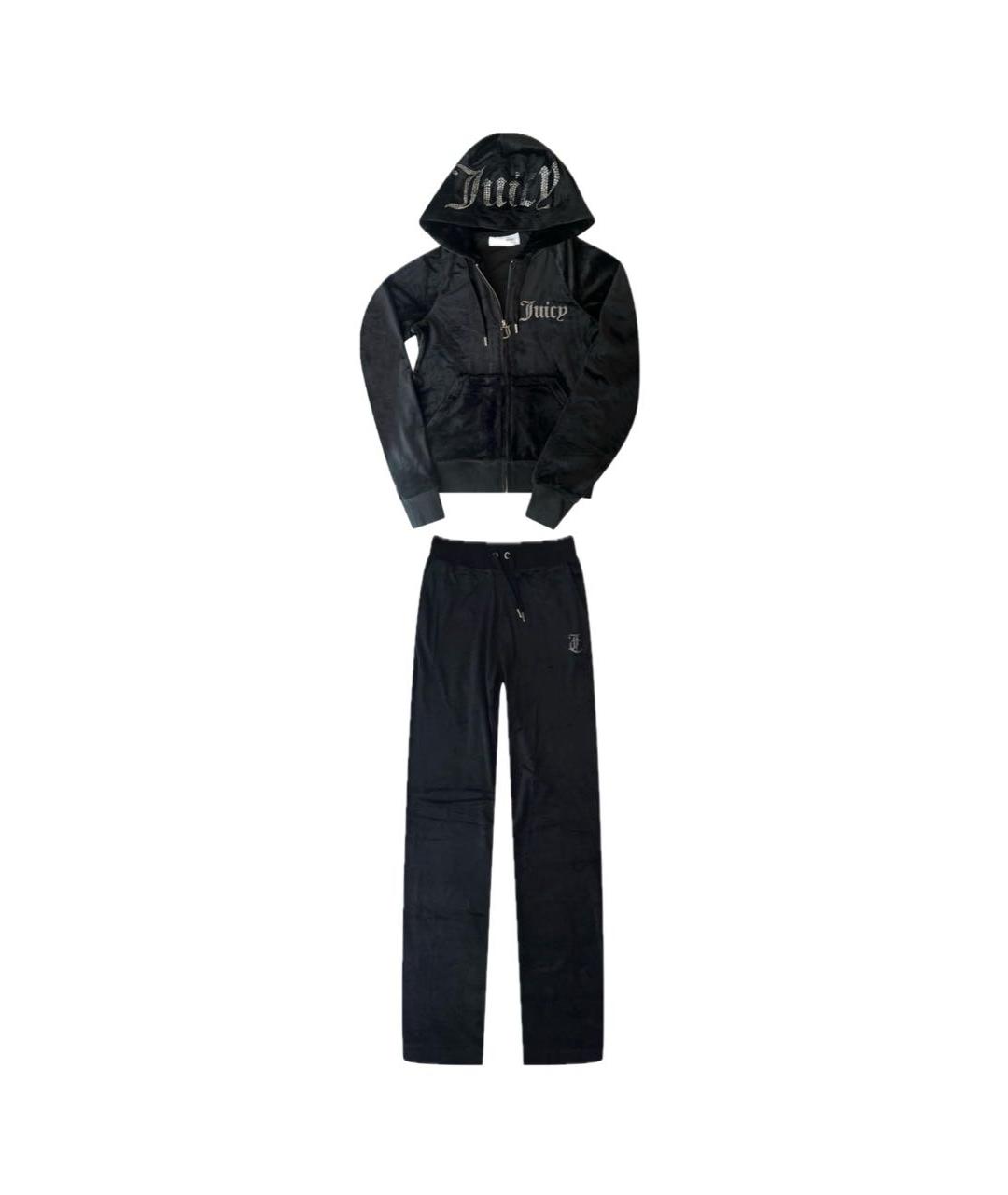 JUICY COUTURE Черный полиэстеровый спортивные костюмы, фото 1