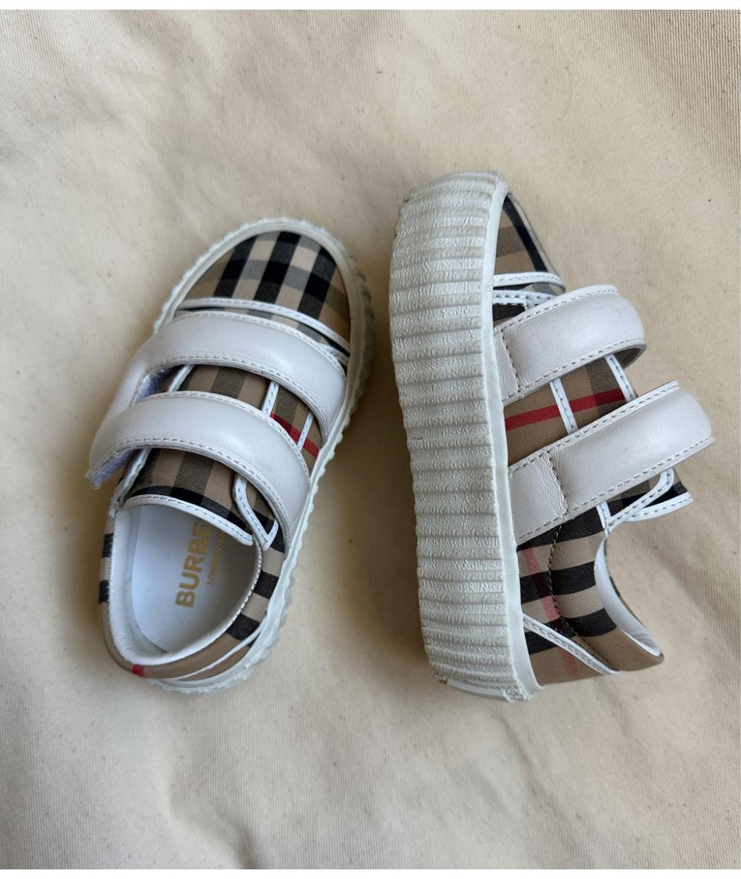 BURBERRY Кеды из искусственной кожи, фото 5