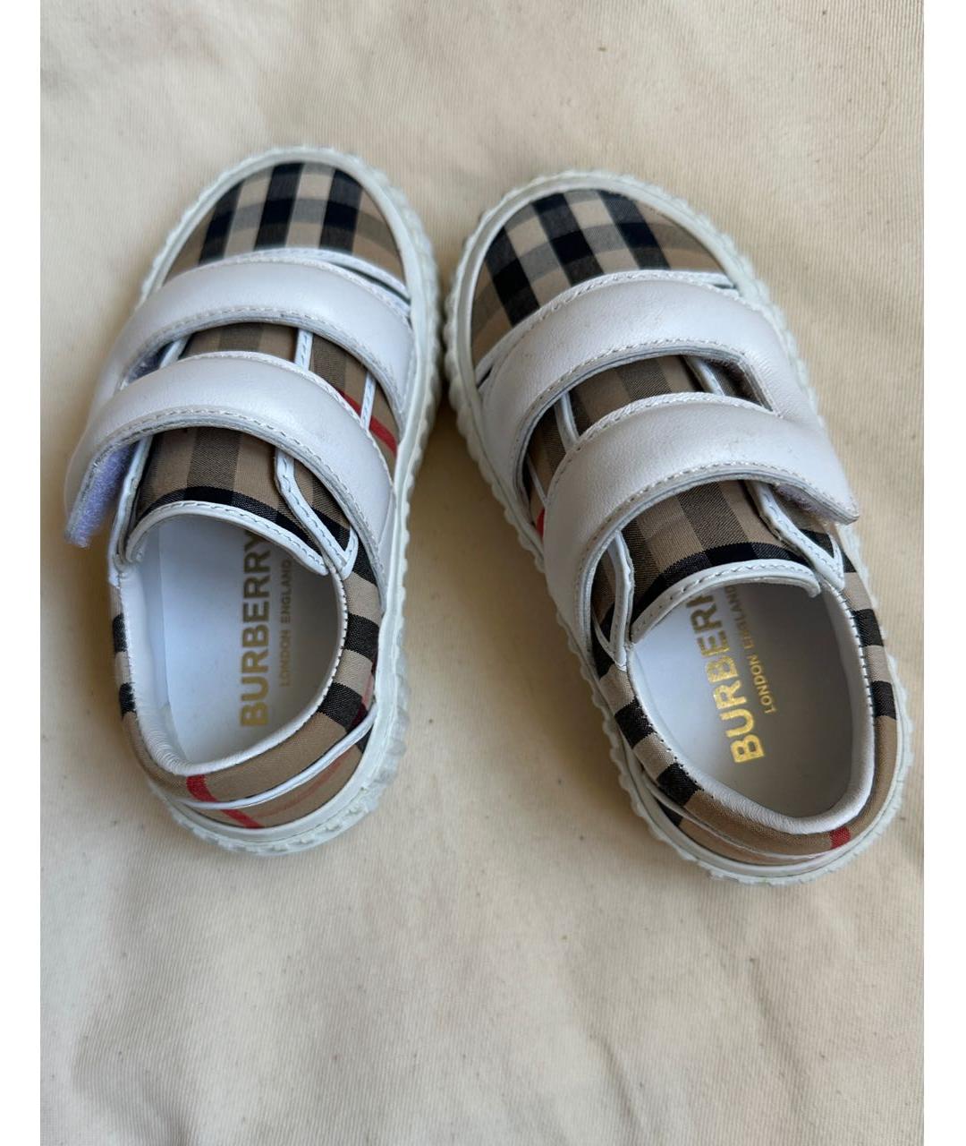 BURBERRY Кеды из искусственной кожи, фото 3