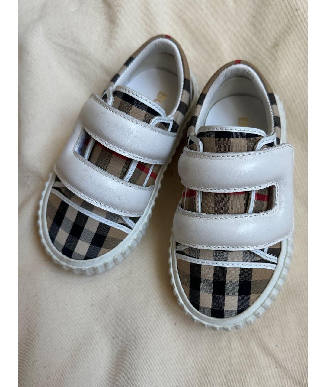 BURBERRY Кеды из искусственной кожи, фото 2