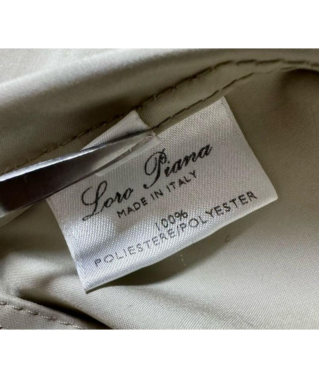 LORO PIANA Бордовая полиэстеровая куртка, фото 8