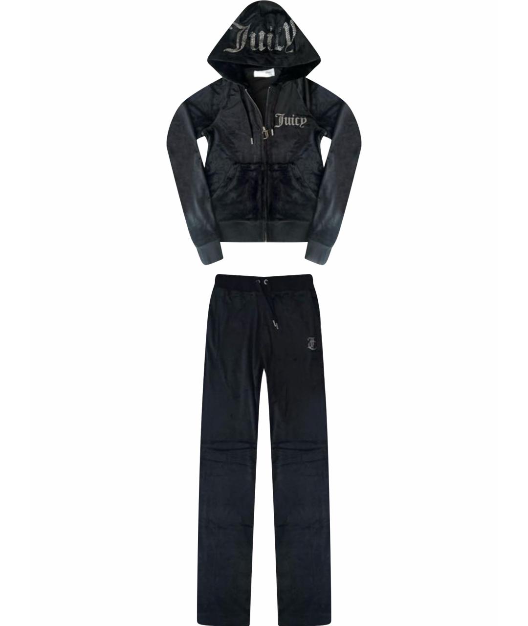JUICY COUTURE Черный полиэстеровый спортивные костюмы, фото 1