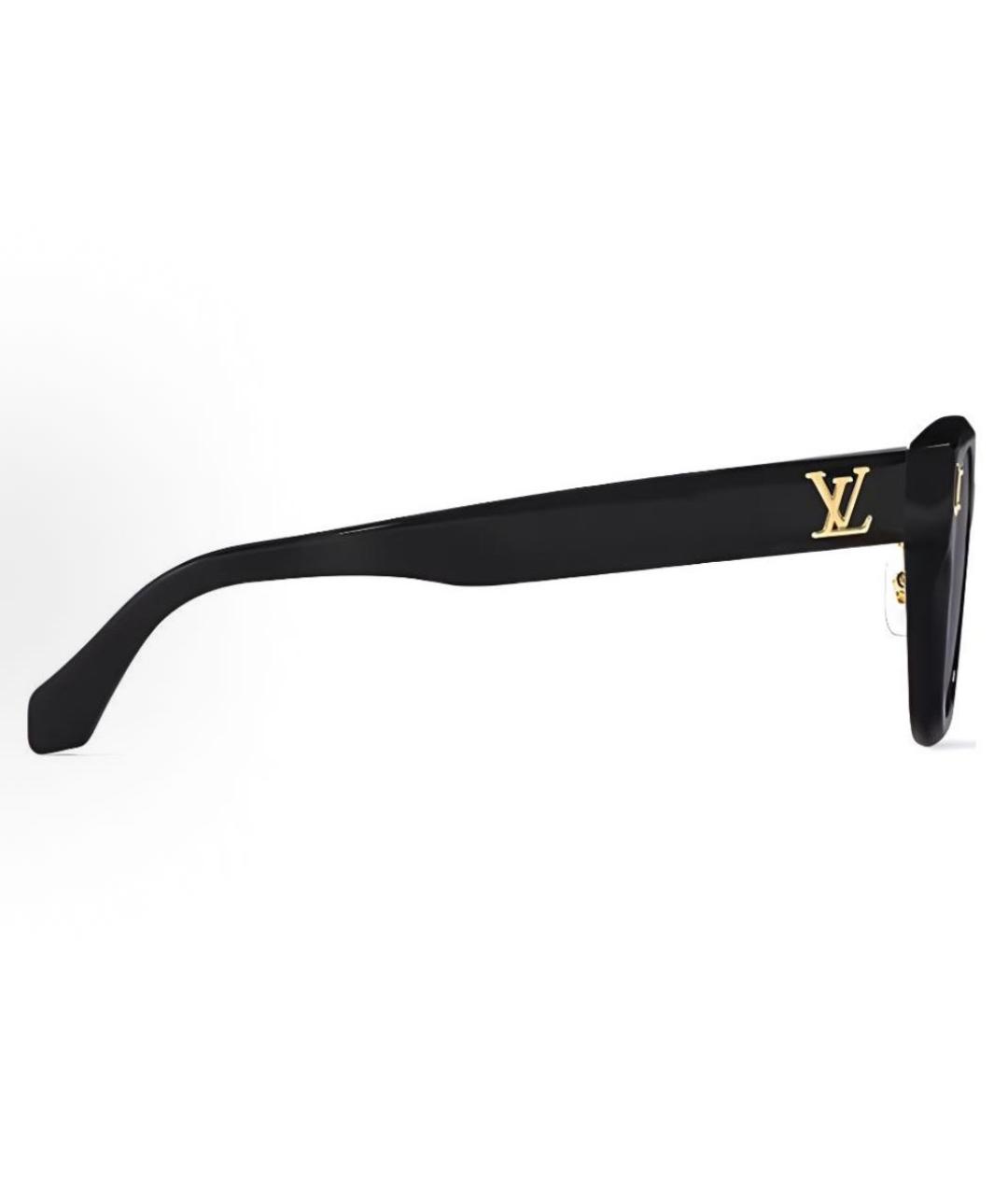 LOUIS VUITTON Черные пластиковые солнцезащитные очки, фото 3