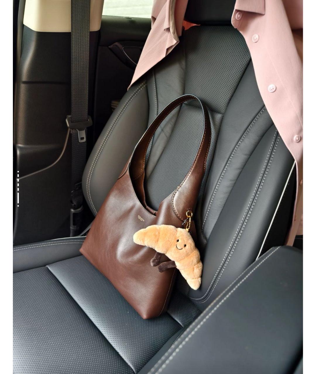 COACH Коричневая сумка тоут, фото 5