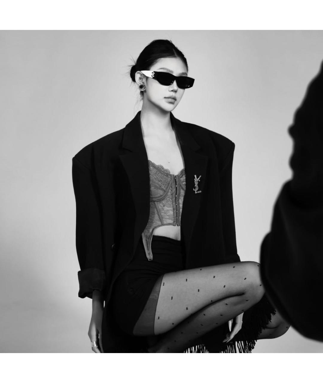 CHANEL Мульти пластиковые солнцезащитные очки, фото 4