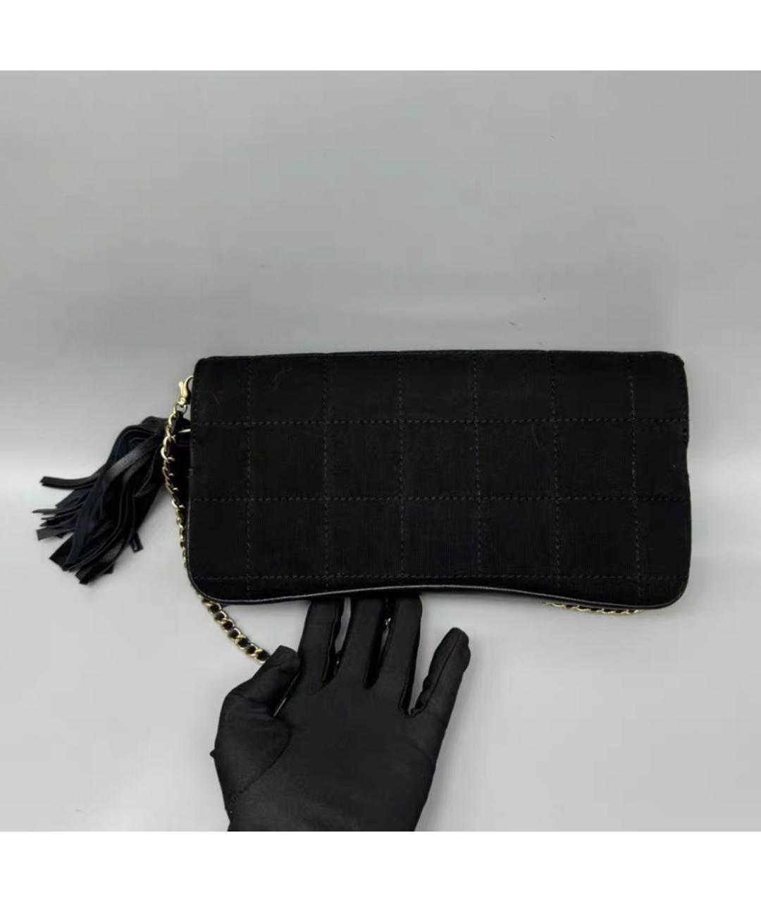 CHANEL Черная замшевая сумка через плечо, фото 3
