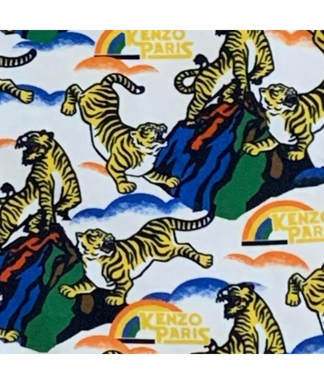 KENZO Мульти хлопковая детская футболка, фото 4
