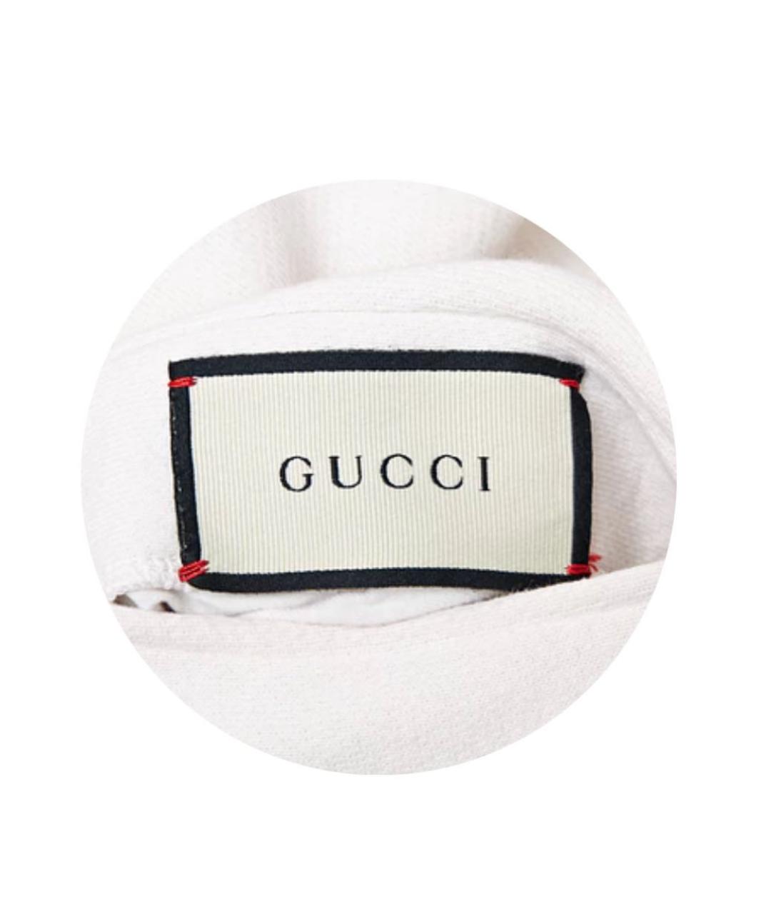 GUCCI Белый полиамидовый пуховик, фото 3