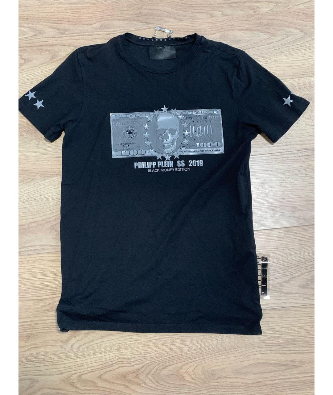 PHILIPP PLEIN Черная хлопковая футболка, фото 8